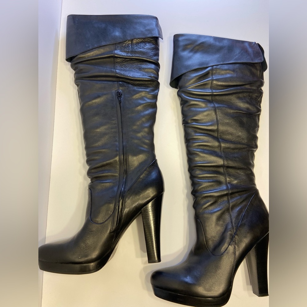 Jessica Simpson Black Knee High Slouch Boots, 9.5, EUC, Never Worn